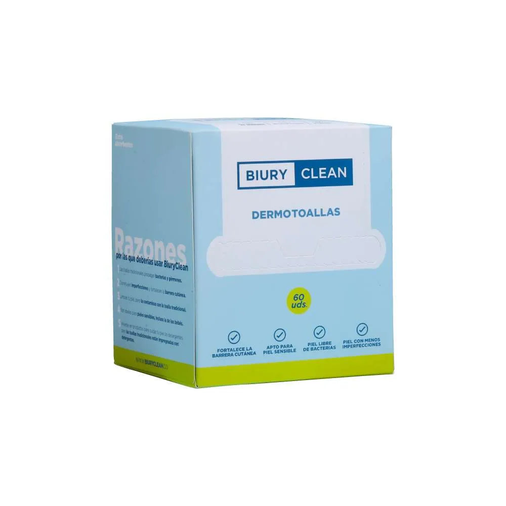 BIURYCLEAN Dermotoallas X 60 Unidades