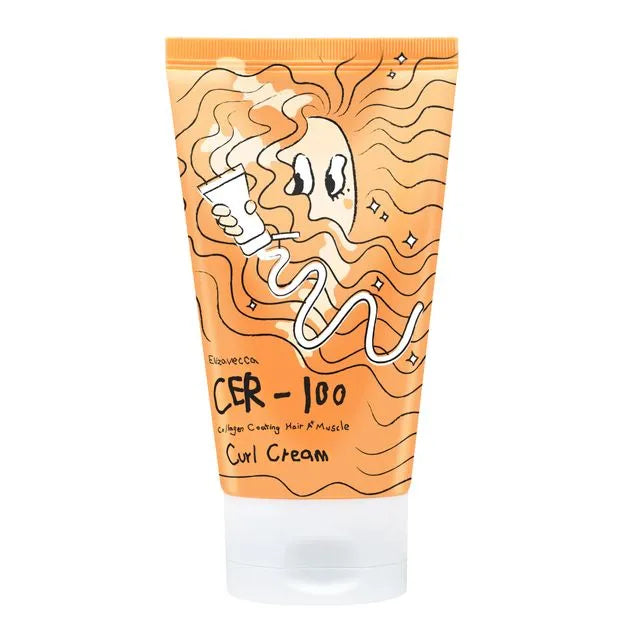 Elizavecca - Crema para Peinar Cer-100 Collagen Coating Hair A+ Muscle Curl Cream