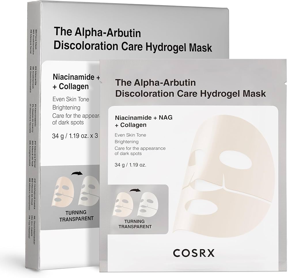 Cosrx The Alpha-Arbutin Discoloration Care Hydrogel Mask
