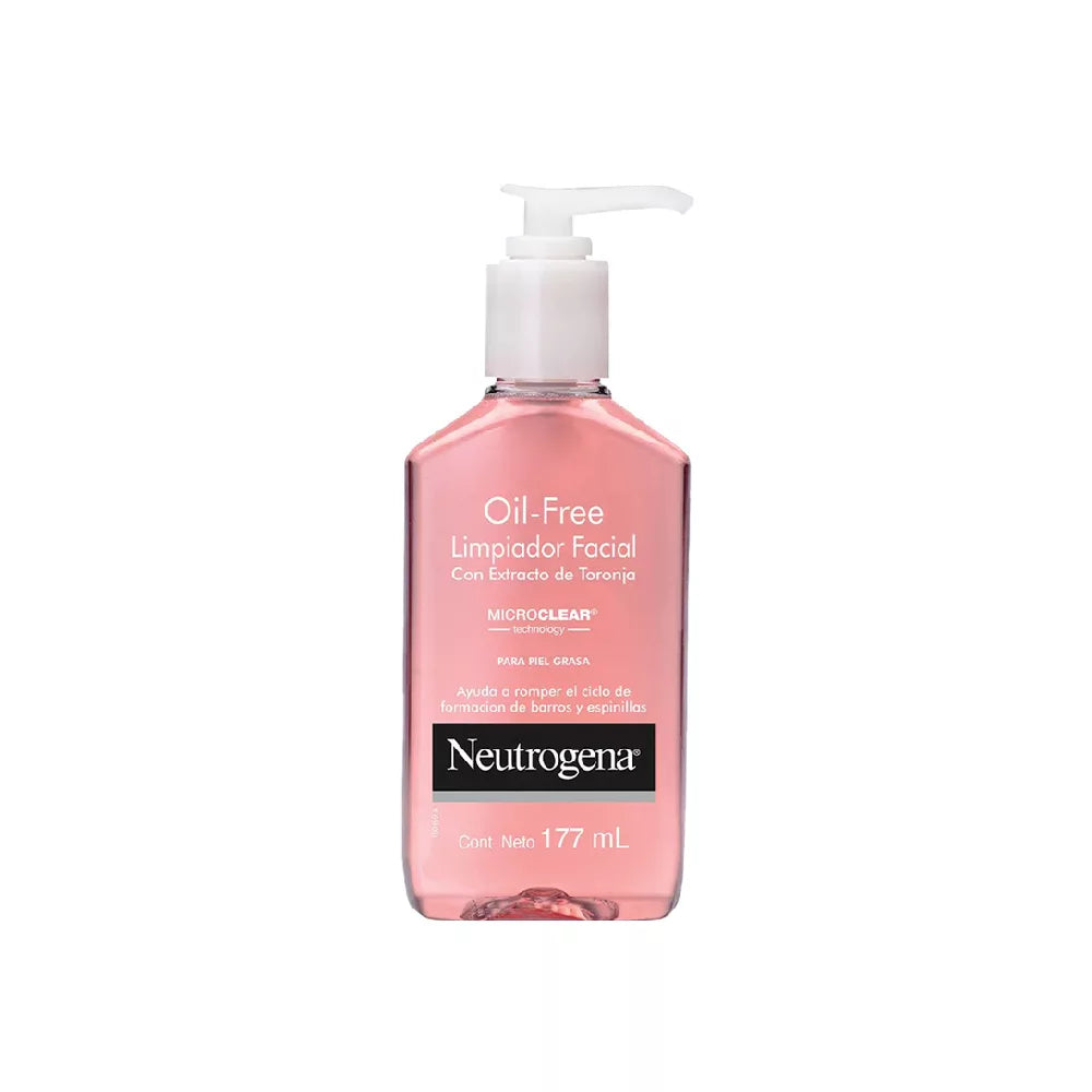 NEUTROGENA Gel Limpiador Oil Free Rosado X 177 Ml