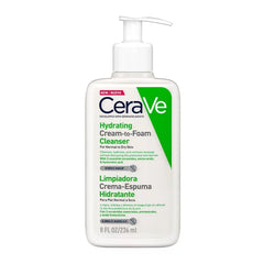 Cerave Limpiador crema-espuma hidratante para pieles normales a secas 236 ml
