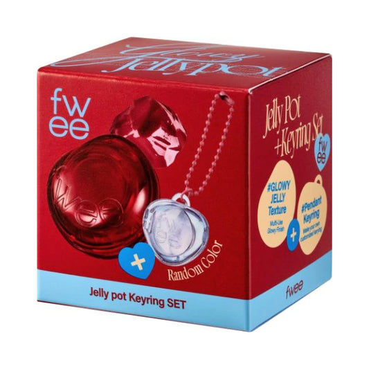 fwee - Lip & Cheek Glowy Jelly Pot Keyring Set