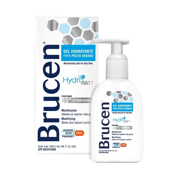 Brucen Hydro Matt B5+E D-Panthenol - Gel Hidratante Matificante