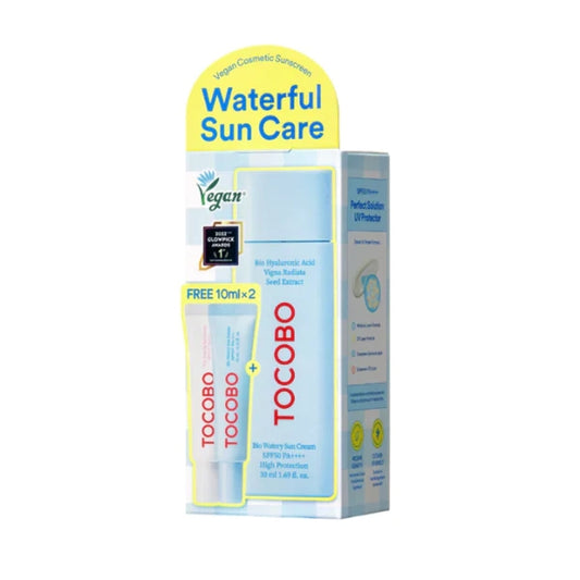 TOCOBO BIO WATERY SUN CREAM Spf50 Mini Gift Set