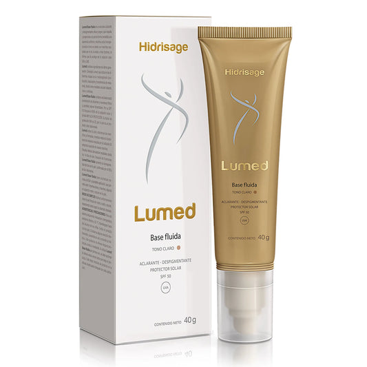 Lumed Base fluida Tono claro Aclarante - Despigmentante spf 50