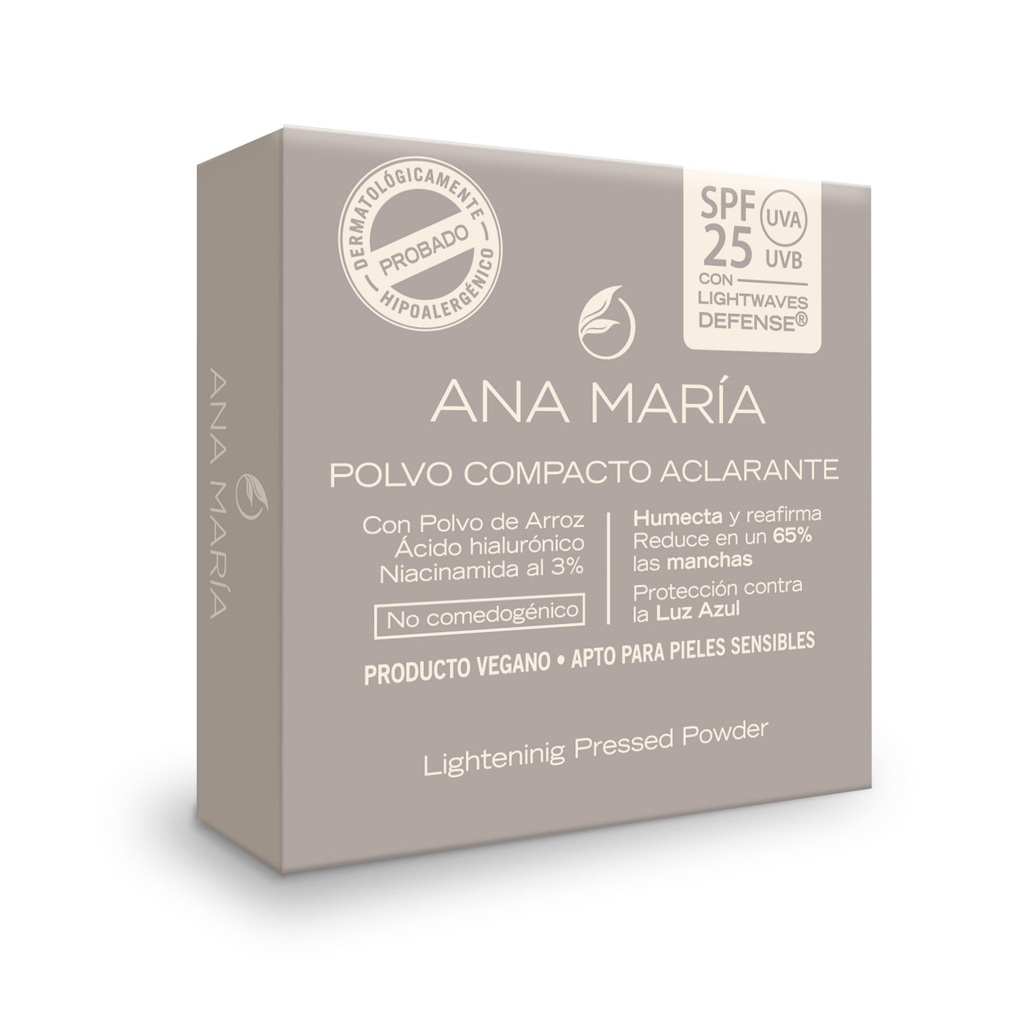 Ana Maria Polvo Compacto Aclarante - Tono Arena