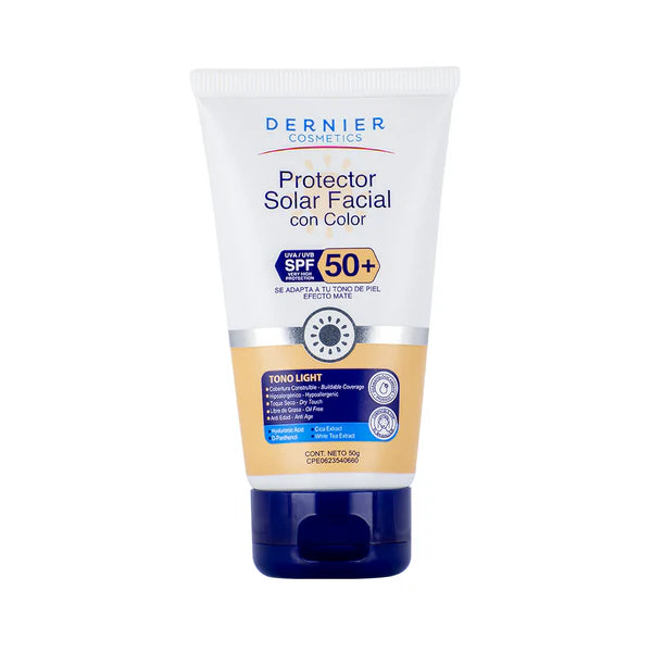 Dernier  Protector Solar Facial con Color -  50g