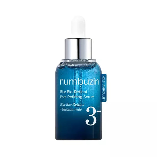 Numbuzin 3+ Blue Bio-Retinol Pore Refining Serum - Blue Bio Retinol + Niacinamide