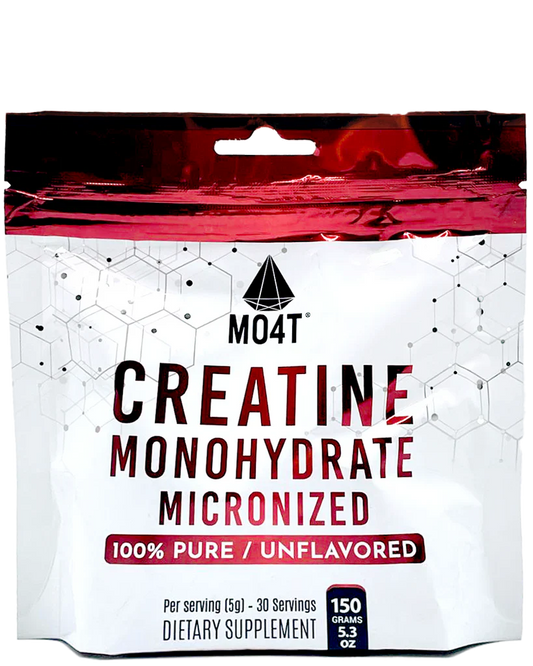 Mo4T Creatine Monohydrate Micronized - Sin Sabor - 30 Servicios