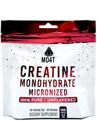 Mo4T Creatine Monohydrate Micronized - Sin Sabor - 30 Servicios