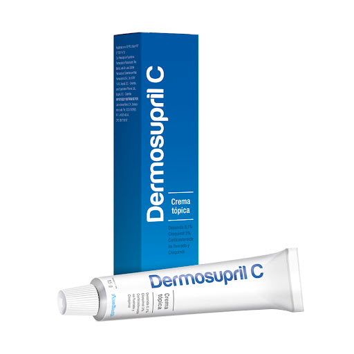 Dermosupril C Crema Tópica - Desonida 0,1% - Clioquinol 0,3%