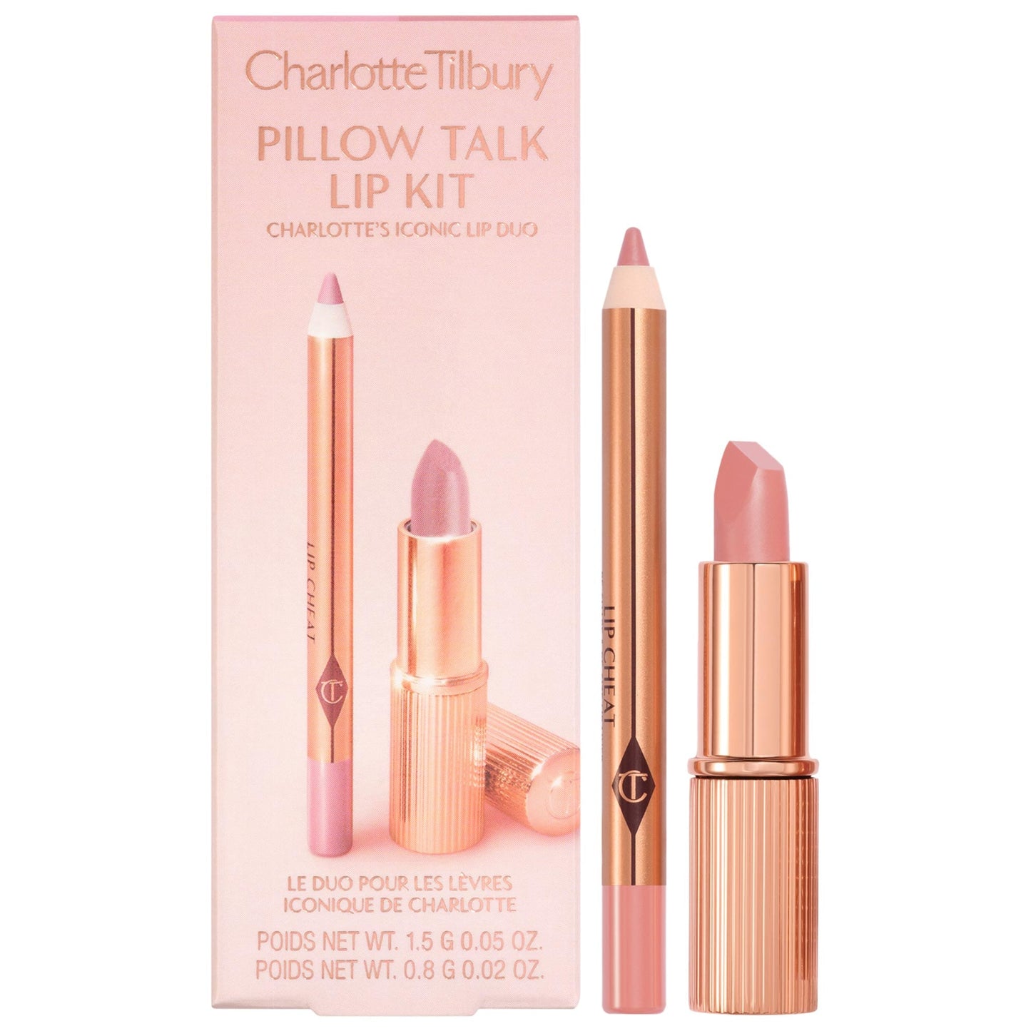 Charlotte Tilbury Pillow Talk - Lip Kit - Lapiz delineador & Labial