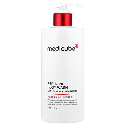 Medicube Red Acne Body Wash - AHA - BHA - PHA Niacinamide