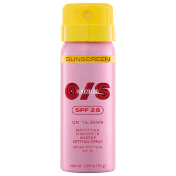 One Size Spf 28 Mattifying SunScreen MakeUp Setting Spray